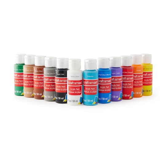 12 Packs: 12 ct. (144 total) Acrylic Paint Value Pack by Craft Smart&#xAE;